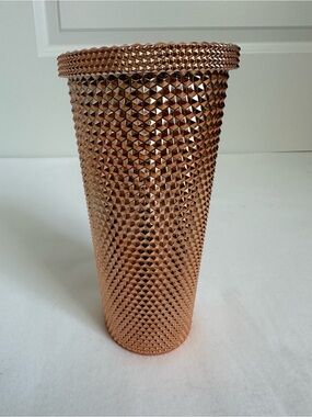 Francesca's Collections Rose Gold Studded Tumbler
